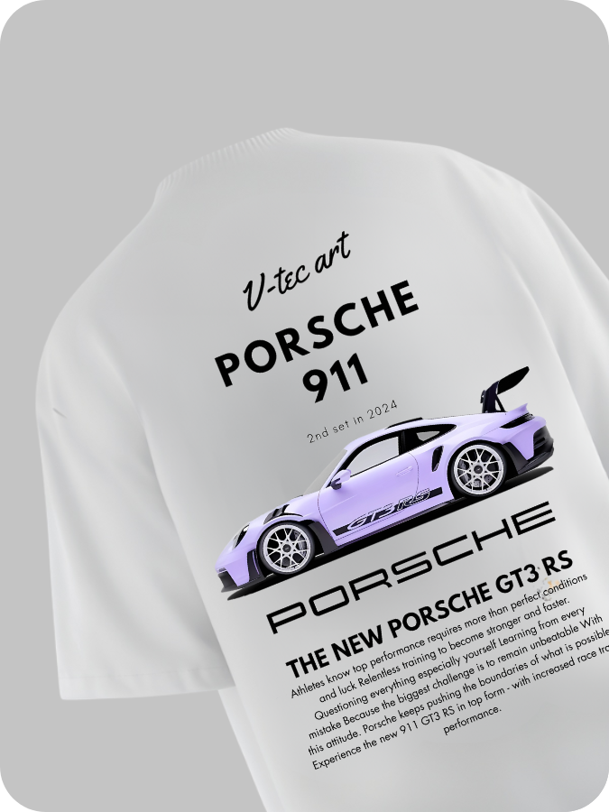 PORSCHE 911 - OVERSIZED TEE