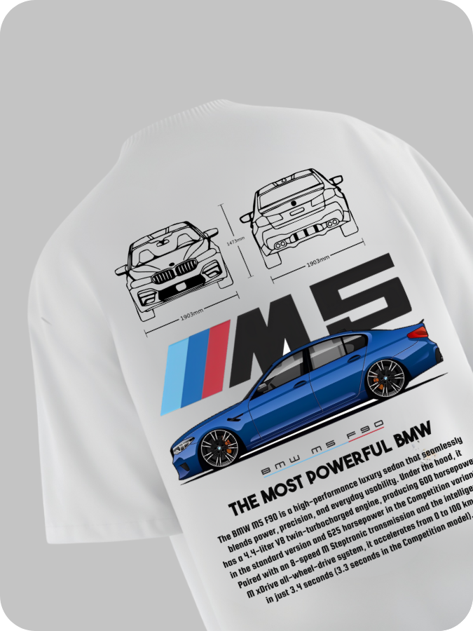 M5 BMW - OVERSIZED TEE