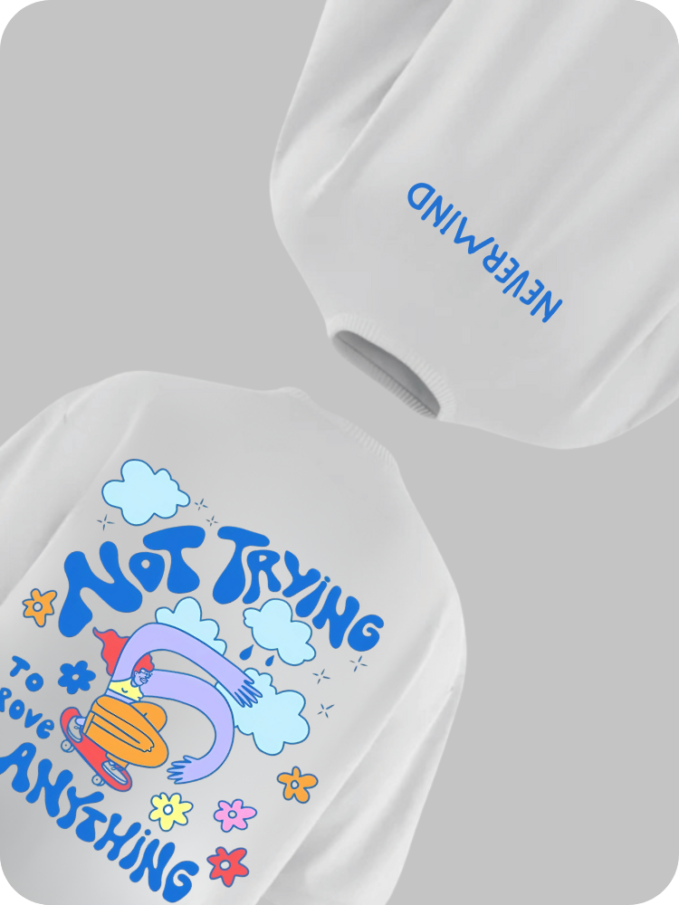 NEVERMIND - OVERSIZED TEE