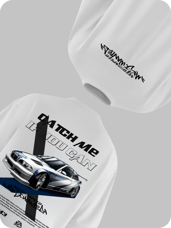 CATCH ME, IF YOU CAN - OVERSIZED TEE