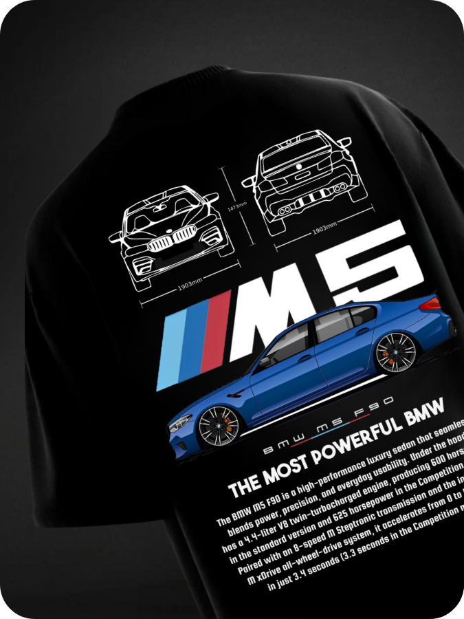 M5 BMW - OVERSIZED TEE