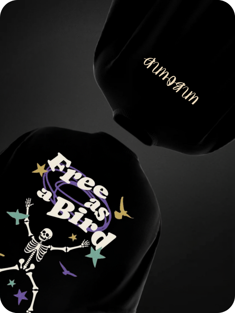 FREE AS BIRD - OVERSIZED TEE