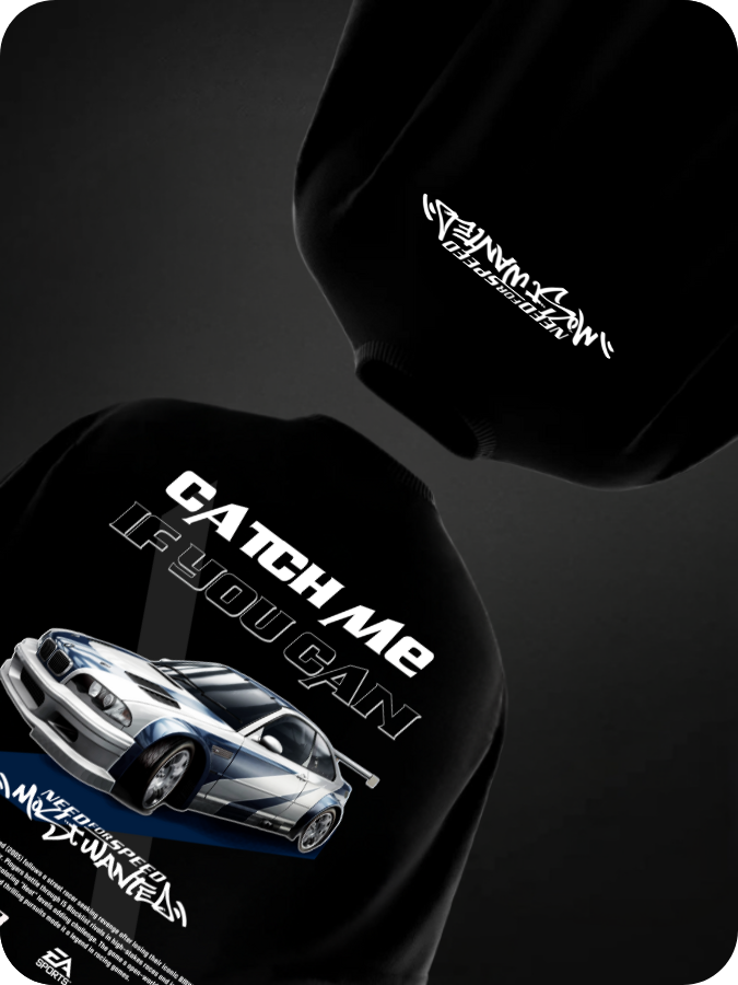 CATCH ME IF YOU CAN - OVERSIZED TEE