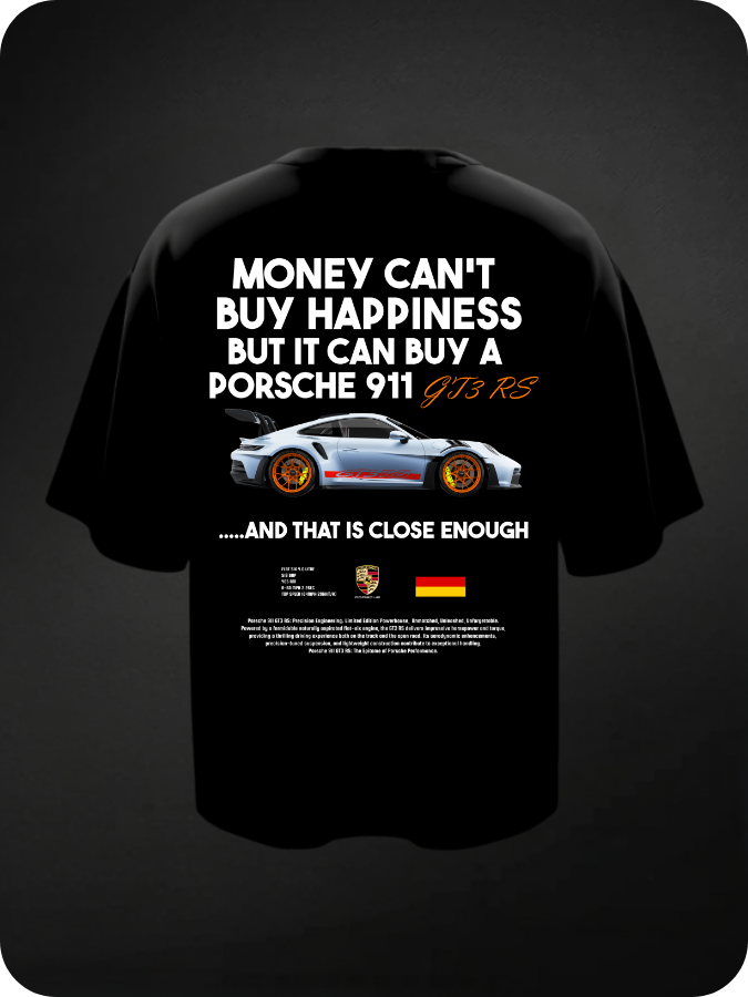 PORSCHE / MONEY - OVERSIZED TEE