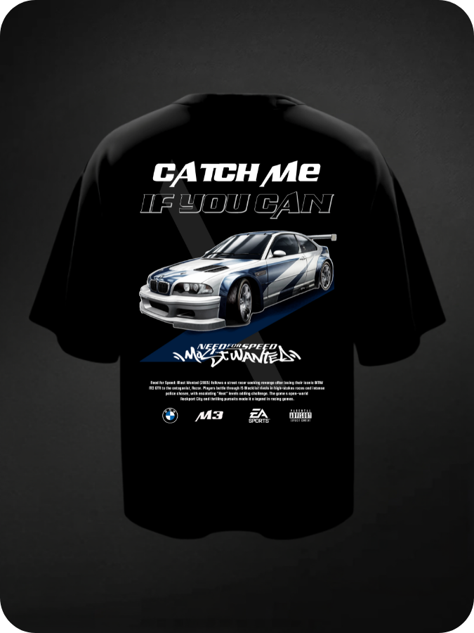 CATCH ME IF YOU CAN - OVERSIZED TEE