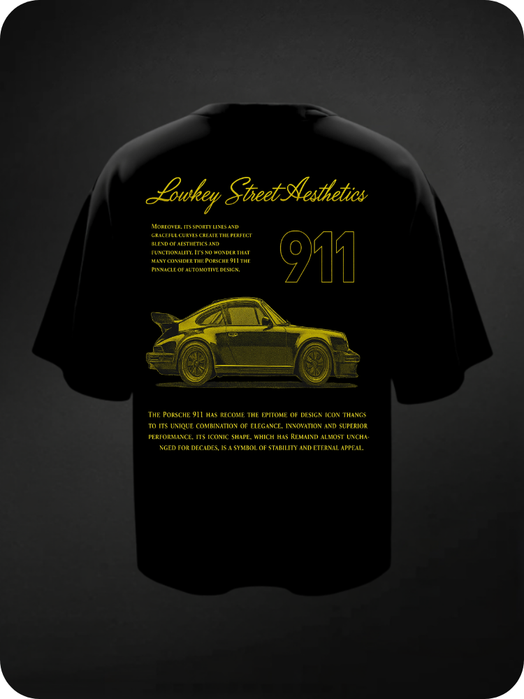 PORSCHE 911 - OVERSIZED TEE / 240GSM