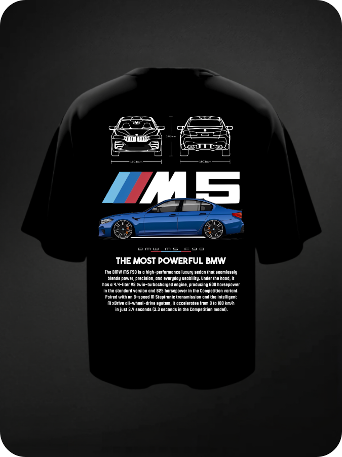 M5 BMW - OVERSIZED TEE