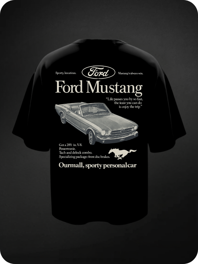 MUSTANG - OVERSIZED TEE / 240GSM