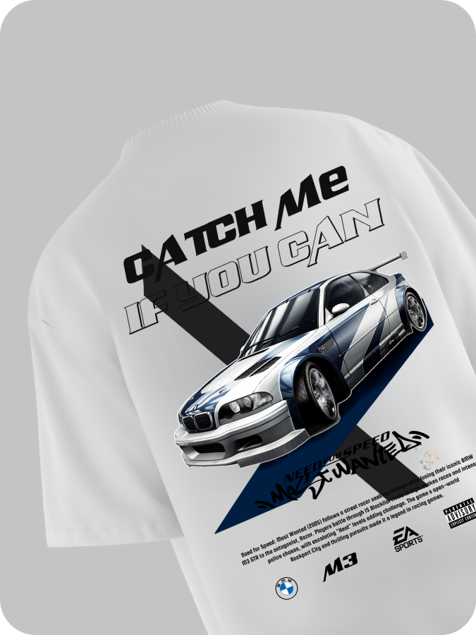 CATCH ME, IF YOU CAN - OVERSIZED TEE