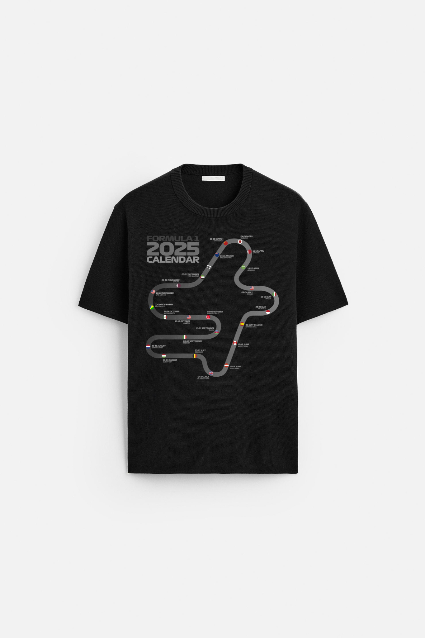 FORMULA 1 TRACK - OVERSIZED TEE