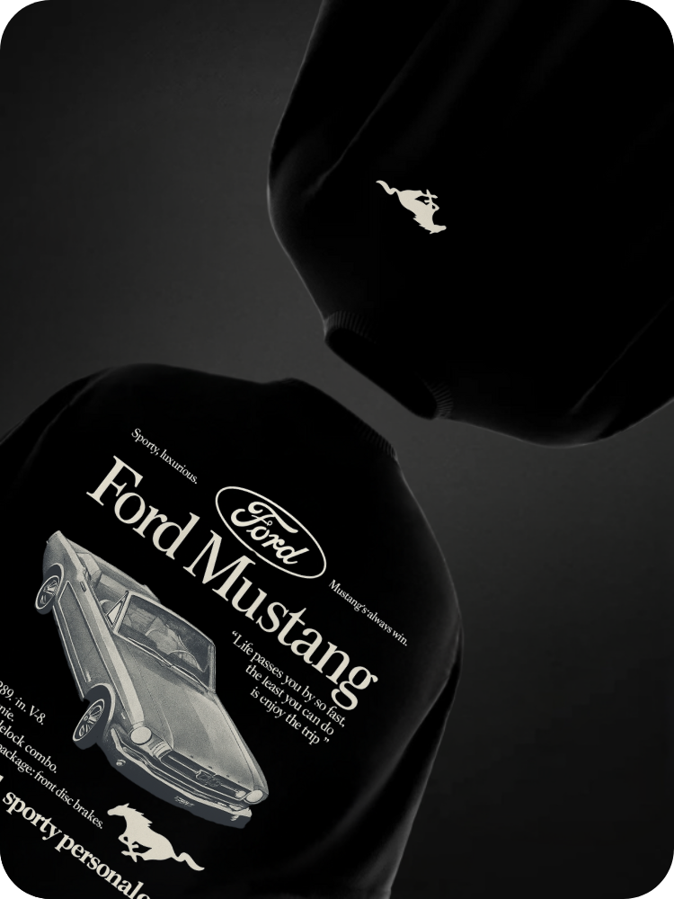 MUSTANG - OVERSIZED TEE / 240GSM