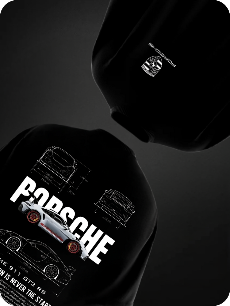 PORSCHE - OVERSIZED TEE / 240GSM