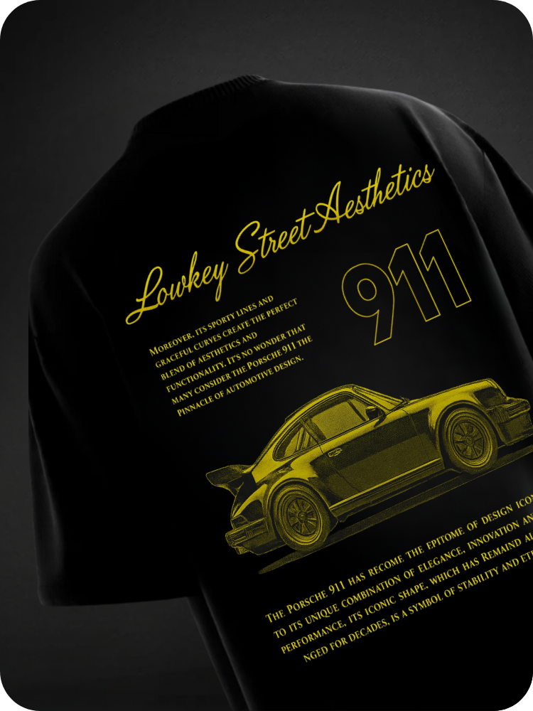 PORSCHE 911 - OVERSIZED TEE / 240GSM