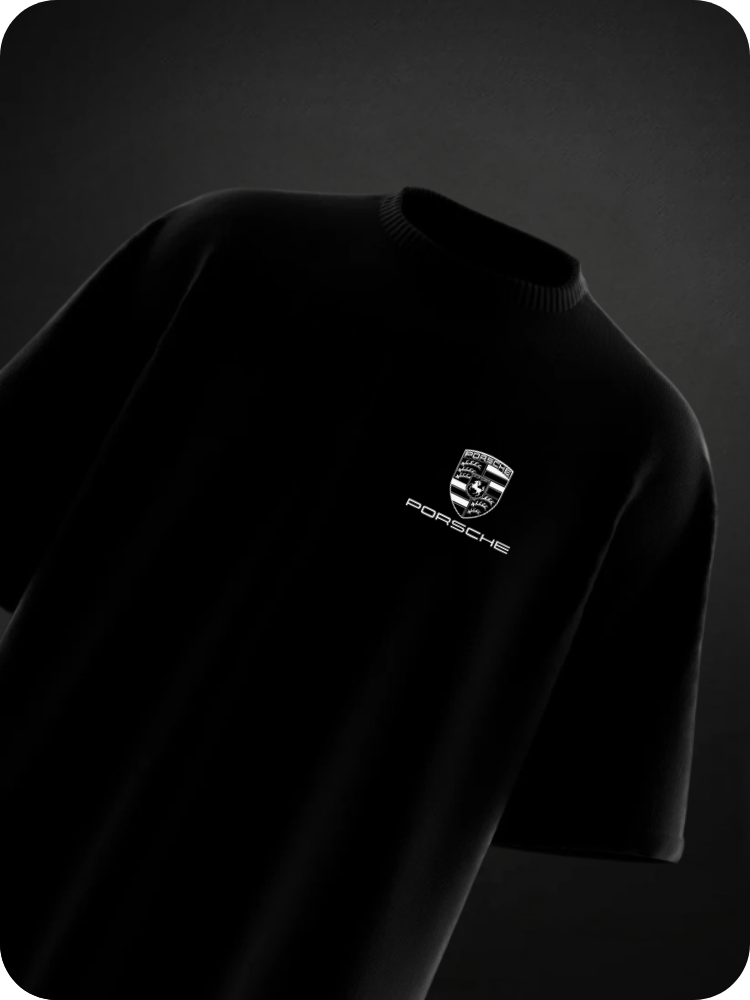 PORSCHE - OVERSIZED TEE / 240GSM