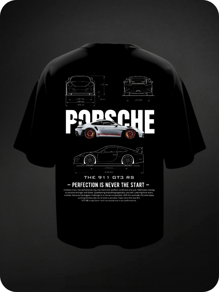 PORSCHE - OVERSIZED TEE / 240GSM